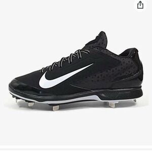 Nike Huarache Baseball Cleats black & white Mens‎ Size 13…